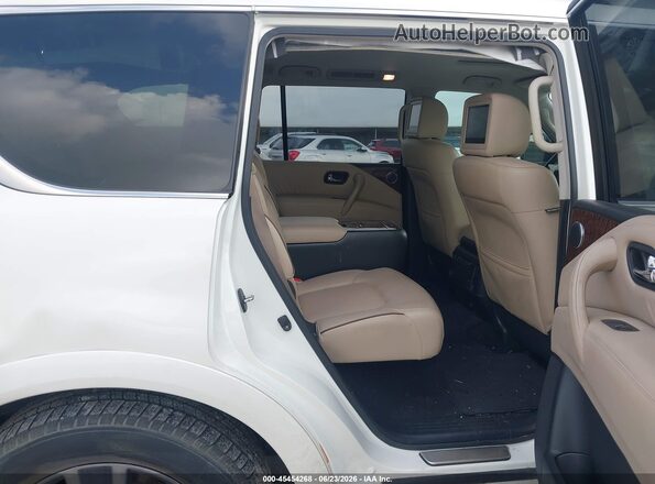 JN8AY2NF1K9351069 2019 NISSAN ARMADA White VIN კოდის სტიკერის ხედი