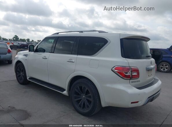 JN8AY2NF1K9351069 2019 NISSAN ARMADA White უკანა მარცხენა