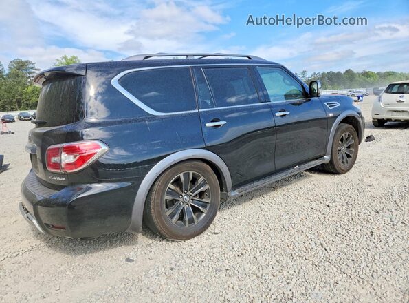 JN8AY2NF2H9300172 2017 NISSAN ARMADA Black Tył prawy