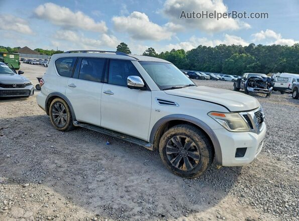 JN8AY2NF2H9301080 2017 NISSAN ARMADA White Przód prawy
