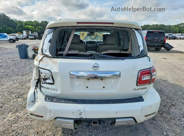 JN8AY2NF2H9301080 2017 NISSAN ARMADA White Widok z tyłu