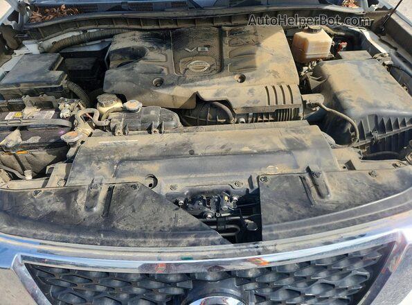 JN8AY2NF2H9301080 2017 NISSAN ARMADA White Widok komory silnika
