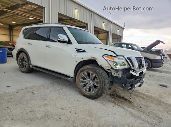 JN8AY2NF3H9301024 2017 NISSAN ARMADA White Przód prawy