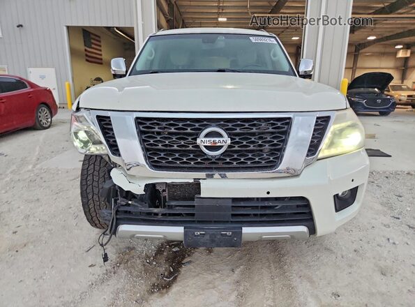 JN8AY2NF3H9301024 2017 NISSAN ARMADA White Widok z przodu