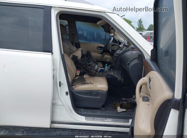 JN8AY2NF7H9301009 2017 NISSAN ARMADA White Front interior view