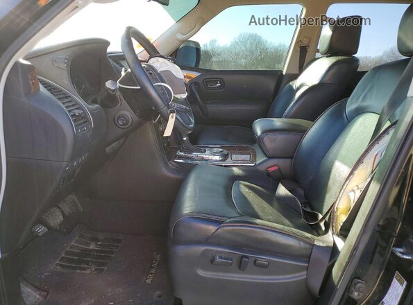 JN8AY2NF8K9351845 2019 NISSAN ARMADA Black Front interior view