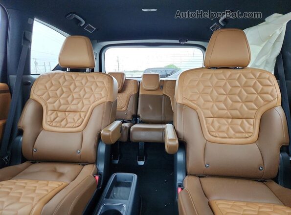 JN8AY3CCXS9200844 2025 NISSAN ARMADA White Հետևի նստատեղերի տեսք