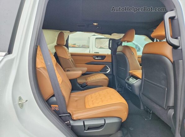 JN8AY3CCXS9200844 2025 NISSAN ARMADA White Սալոնի հետևի տեսք