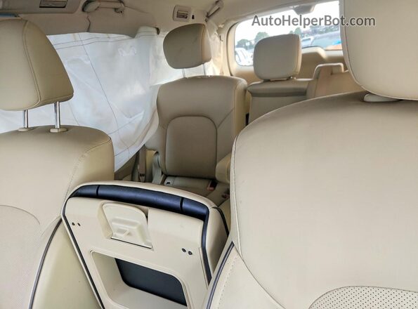 JN8AZ2AC5N9485791 2022 INFINITI QX80 White Rear seats view