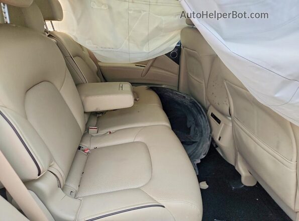 JN8AZ2AC5N9485791 2022 INFINITI QX80 White Rear interior view