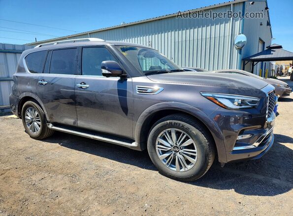 JN8AZ2AC7R9500751 2024 INFINITI QX80 Gray Przód prawy