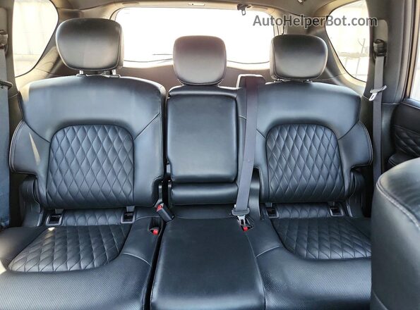 JN8AZ2AC7R9500751 2024 INFINITI QX80 Gray Widok tylnych siedzeń