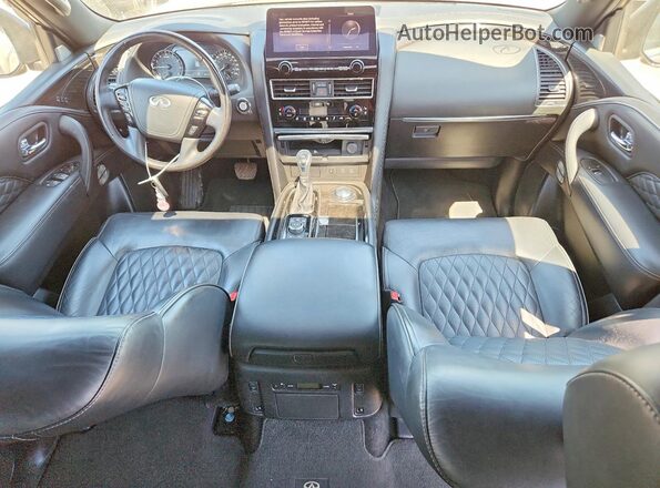JN8AZ2AC7R9500751 2024 INFINITI QX80 Gray Widok deski rozdzielczej