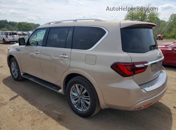 JN8AZ2AE7P9303173 2023 INFINITI QX80 Beige Tył lewy