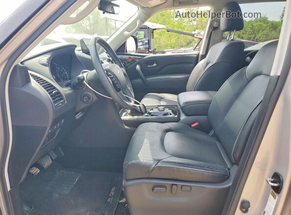 JN8AZ2AE7P9303173 2023 INFINITI QX80 Beige Widok wnętrza z przodu