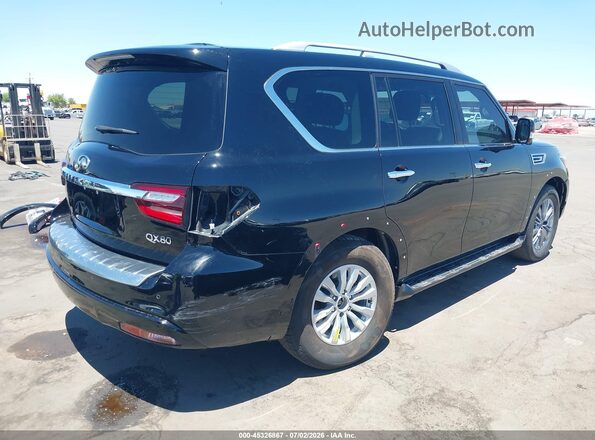 JN8AZ2AF2M9720575 2021 INFINITI QX80 Black Trasero derecho