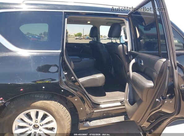 JN8AZ2AF2M9720575 2021 INFINITI QX80 Black Vista de la etiqueta del VIN