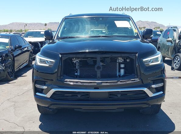 JN8AZ2AF2M9720575 2021 INFINITI QX80 Black Vista interior trasera