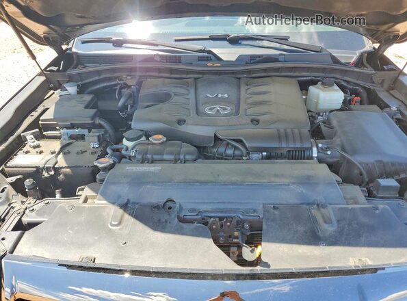 JN8AZ2AF3N9741405 2022 INFINITI QX80 Black Вид підкапотного простору
