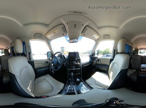 JN8AZ2AF3N9741405 2022 INFINITI QX80 Black Панорамний вид салону 360°