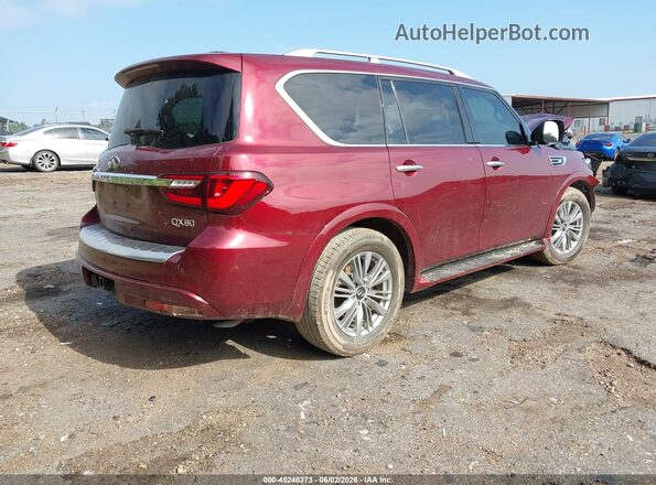 JN8AZ2AF6M9715024 2021 INFINITI QX80 Red Задня права чверть