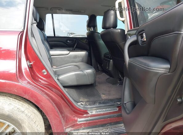 JN8AZ2AF6M9715024 2021 INFINITI QX80 Red Вид наклейки з VIN-кодом