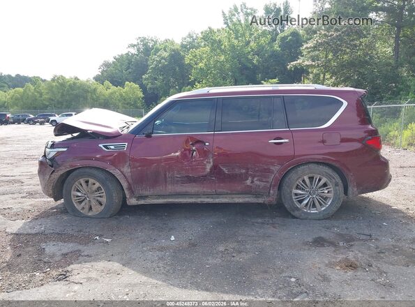 JN8AZ2AF6M9715024 2021 INFINITI QX80 Red 