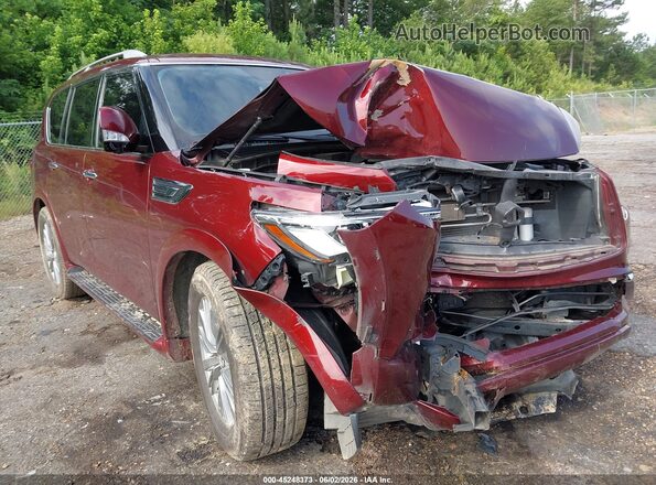 JN8AZ2AF6M9715024 2021 INFINITI QX80 Red 