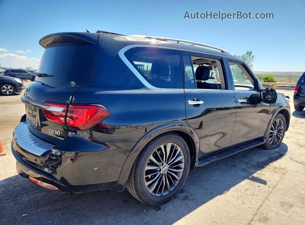JN8AZ2AFXM9716483 2021 INFINITI QX80 Черный Задняя правая четверть