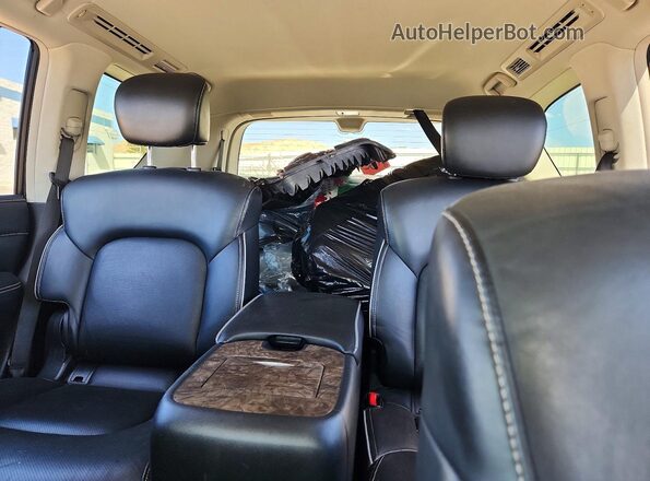 JN8AZ2AFXM9716483 2021 INFINITI QX80 Черный Вид задних сидений