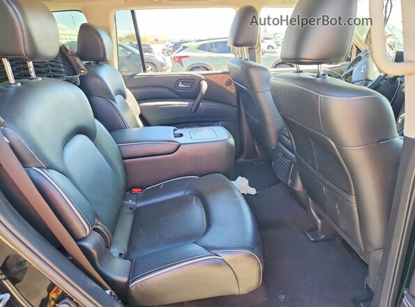 JN8AZ2AFXM9716483 2021 INFINITI QX80 Черный Вид задней части салона