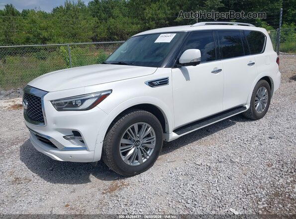 JN8AZ2AFXM9717665 2021 INFINITI QX80 White Przód lewy