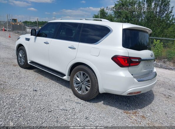 JN8AZ2AFXM9717665 2021 INFINITI QX80 White Tył lewy