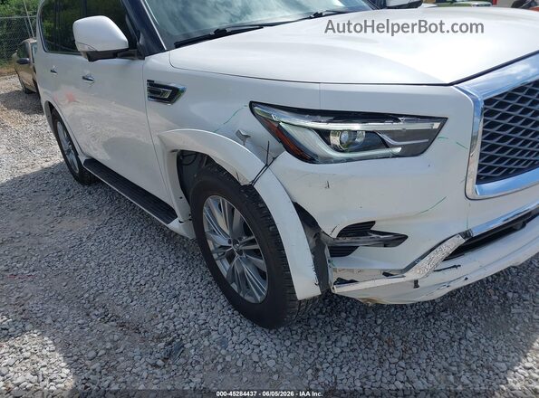 JN8AZ2AFXM9717665 2021 INFINITI QX80 White Widok z przodu
