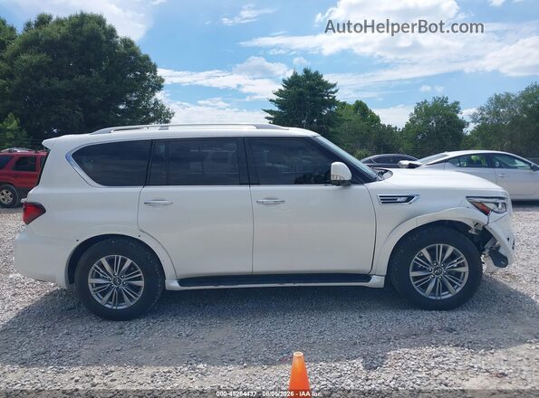 JN8AZ2AFXM9717665 2021 INFINITI QX80 White Widok wnętrza 360 stopni