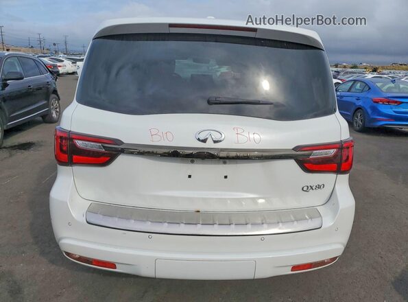JN8AZ2AFXP9757216 2023 INFINITI QX80 White Հետևի տեսք