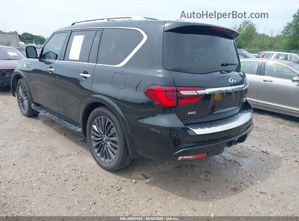 JN8AZ2BE0P9302459 2023 INFINITI QX80 Black Rear left