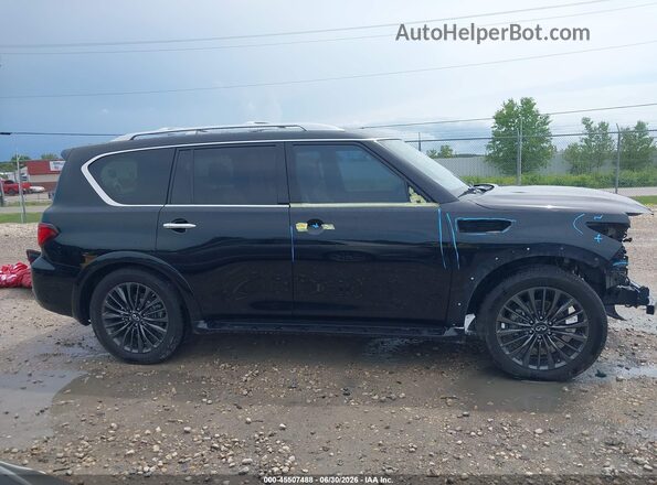 JN8AZ2BE0P9302459 2023 INFINITI QX80 Black 360 interior view