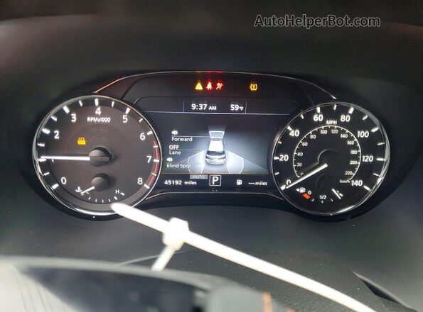 JN8AZ2BE2N9292997 2022 INFINITI QX80 Белый Вид щитка приборов