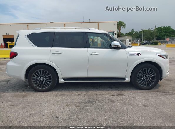 JN8AZ2BE5P9304658 2023 INFINITI QX80 White Widok wnętrza z tyłu
