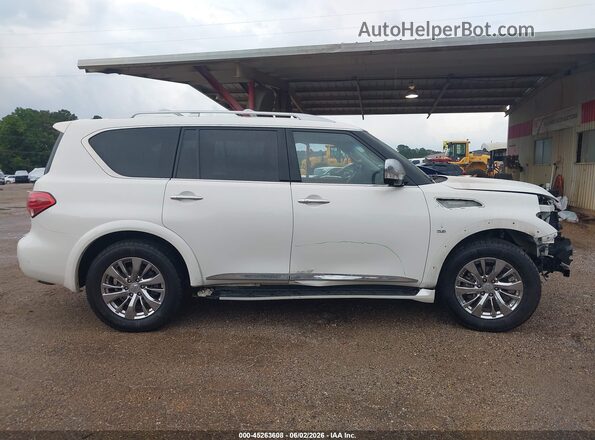 JN8AZ2ND1G9800219 2016 INFINITI QX80 White Սալոնի 360 աստիճան տեսք