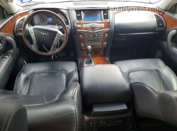JN8AZ2NE2G9122640 2016 INFINITI QX80 Black Widok deski rozdzielczej