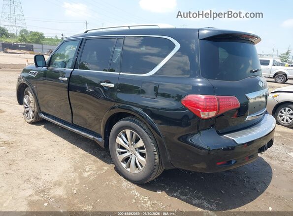 JN8AZ2NE2H9153095 2017 INFINITI QX80 Black უკანა მარცხენა
