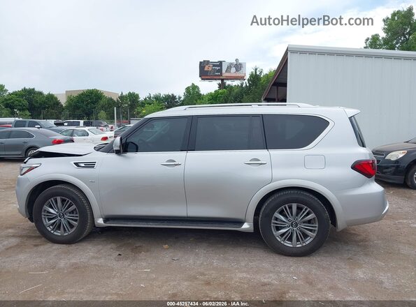 JN8AZ2NE2K9230958 2019 INFINITI QX80 White Widok wnętrza 360 stopni