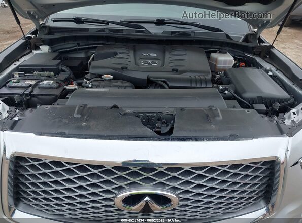 JN8AZ2NE2K9230958 2019 INFINITI QX80 White Widok z tyłu