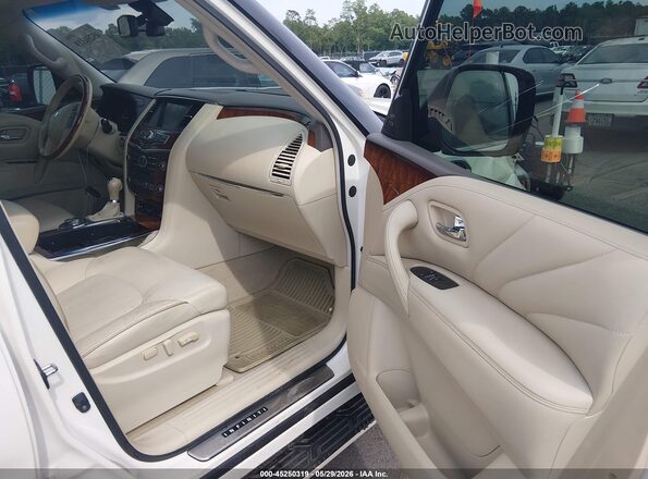JN8AZ2NE3G9123912 2016 INFINITI QX80 White Սալոնի դիմացի տեսք