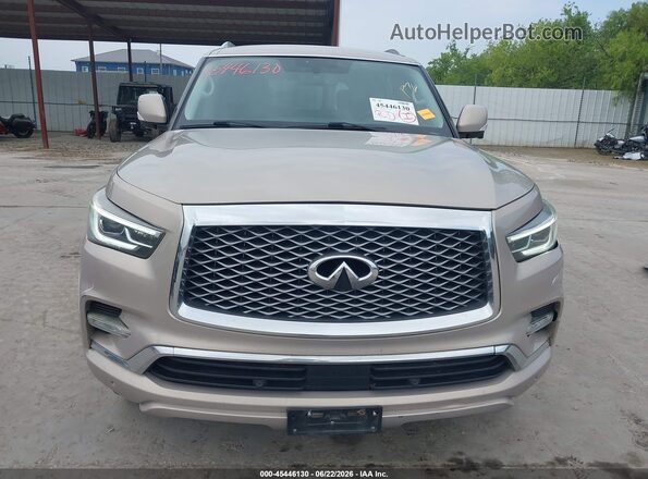 JN8AZ2NE3J9190727 2018 INFINITI QX80 Бежевый Вид задней части салона