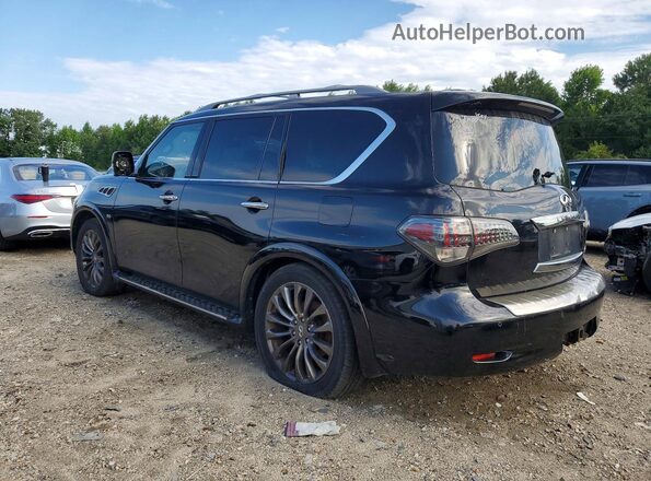 JN8AZ2NE5G9121076 2016 INFINITI QX80 Черный Задняя левая четверть
