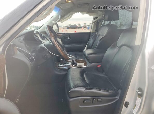 JN8AZ2NE5G9122809 2016 INFINITI QX80 Silver Սալոնի դիմացի տեսք
