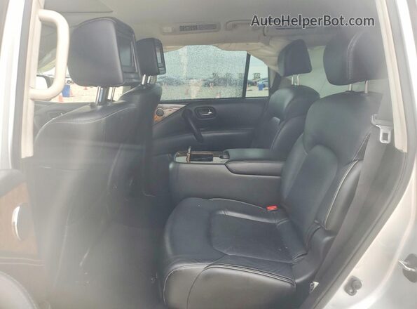 JN8AZ2NE5G9122809 2016 INFINITI QX80 Silver Սալոնի հետևի տեսք